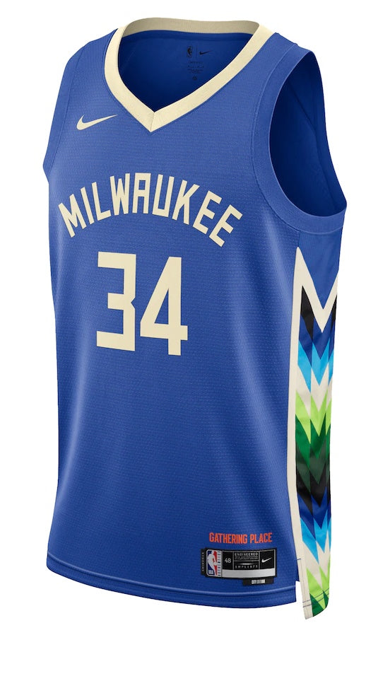 NBA Vest Milwaukee Bucks City Edition 2022-23